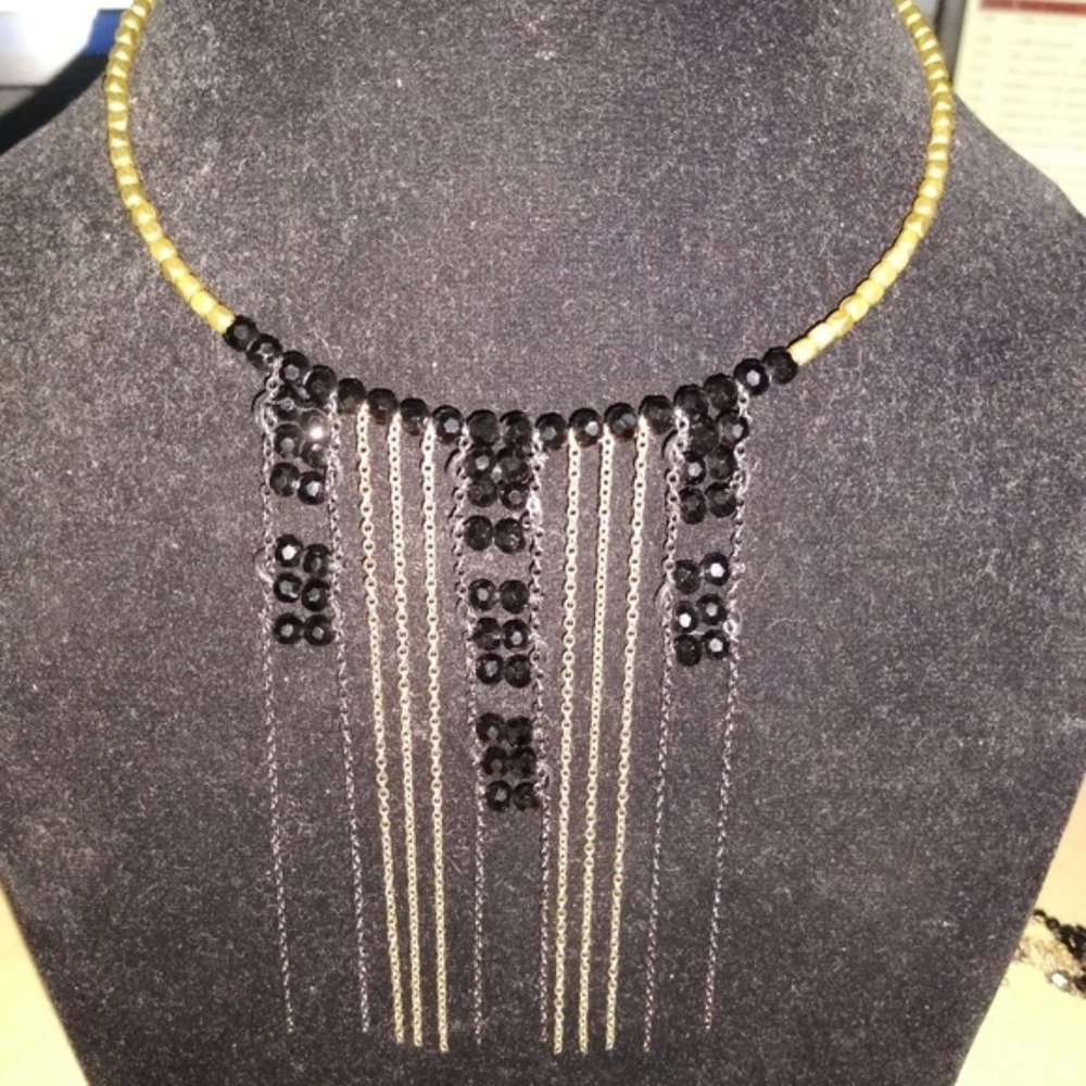 S/2 beaded coil necklaces